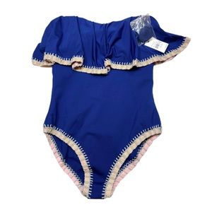 Platinum Swimwear SOLD OUT Ruffle Bandeau One Pc